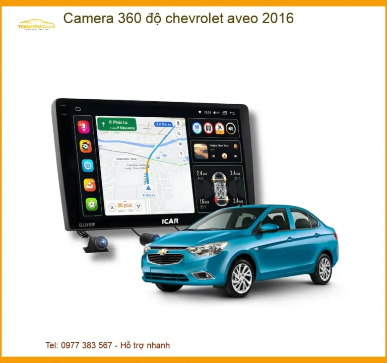 Camera 360 độ Chevrolet Aveo 2016 - Địa Chỉ Lắp Đặt Uy Tín TPHCM
