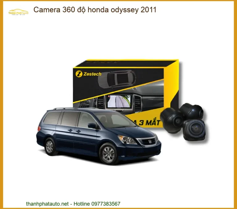 Camera 360 độ Honda Odyssey 2011 - Địa Chỉ Lắp Đặt Uy Tín TPHCM