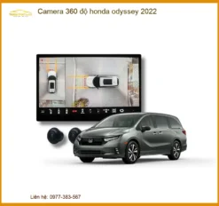 Camera 360 độ Honda Odyssey 2022 - Địa Chỉ Lắp Đặt Uy Tín TPHCM