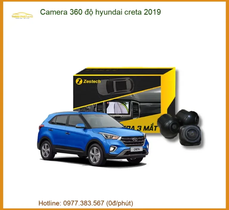 Camera 360 độ Hyundai Creta 2019 - Đơn Vị Thi Công Cao Cấp TPHCM