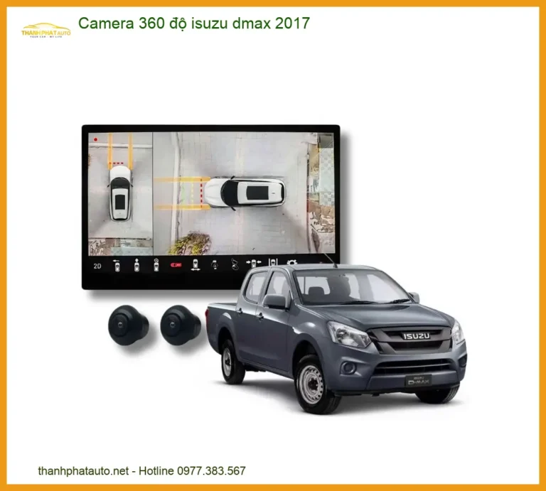 Camera 360 độ Isuzu Dmax 2017 - Trung Tâm Lắp Đặt Chính Hãng TPHCM