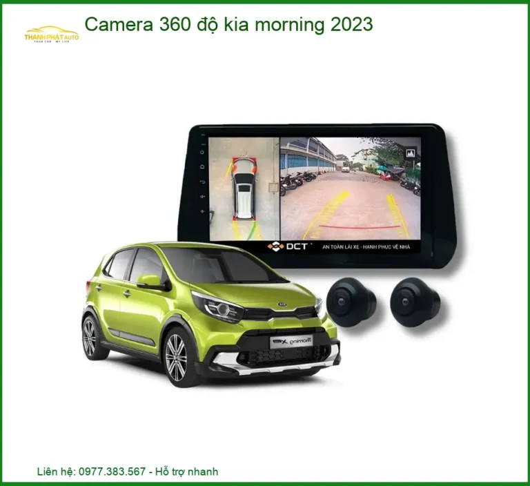 Camera 360 độ Kia Morning 2023 - Trung Tâm Lắp Đặt Chính Hãng TPHCM