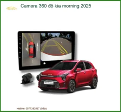 Camera 360 độ Kia Morning - Đơn Vị Nâng Cấp Cao Cấp TPHCM