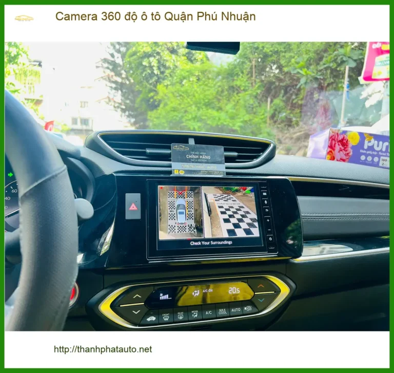 Trung Tâm Nâng Cấp Camera 360 Độ Ô Tô tại Quận Phú Nhuận - Nâng Cấp Chính Hãng