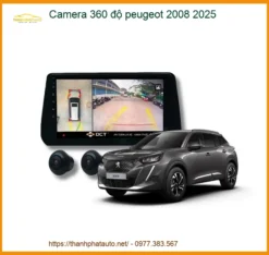 Camera 360 độ Peugeot 2008 2025 - Địa Chỉ Lắp Đặt Uy Tín TPHCM