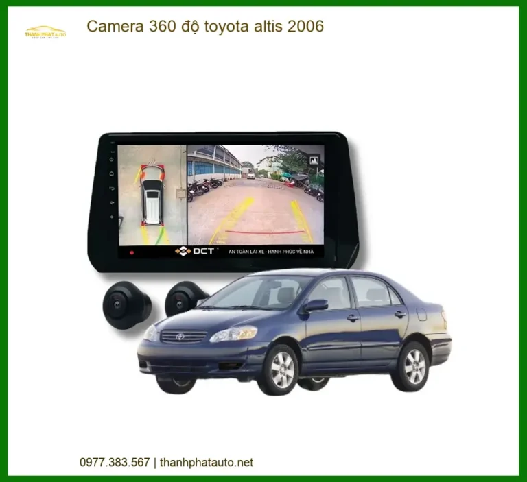 Camera 360 Độ Toyota Altis 2006 - Trung Tâm Lắp Đặt Uy Tín TPHCM