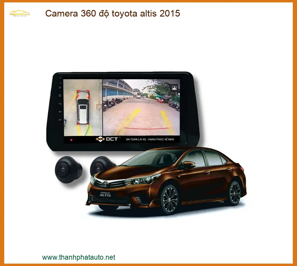 Camera 360 độ Toyota Altis 2015 - Địa Chỉ Lắp Đặt Uy Tín TPHCM