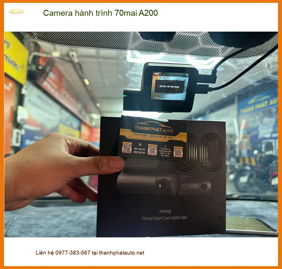 Anh Nam lắp Camera hành trình 70mai A200 cho Mazda 3 tại Quận 12 ảnh thực tế 2