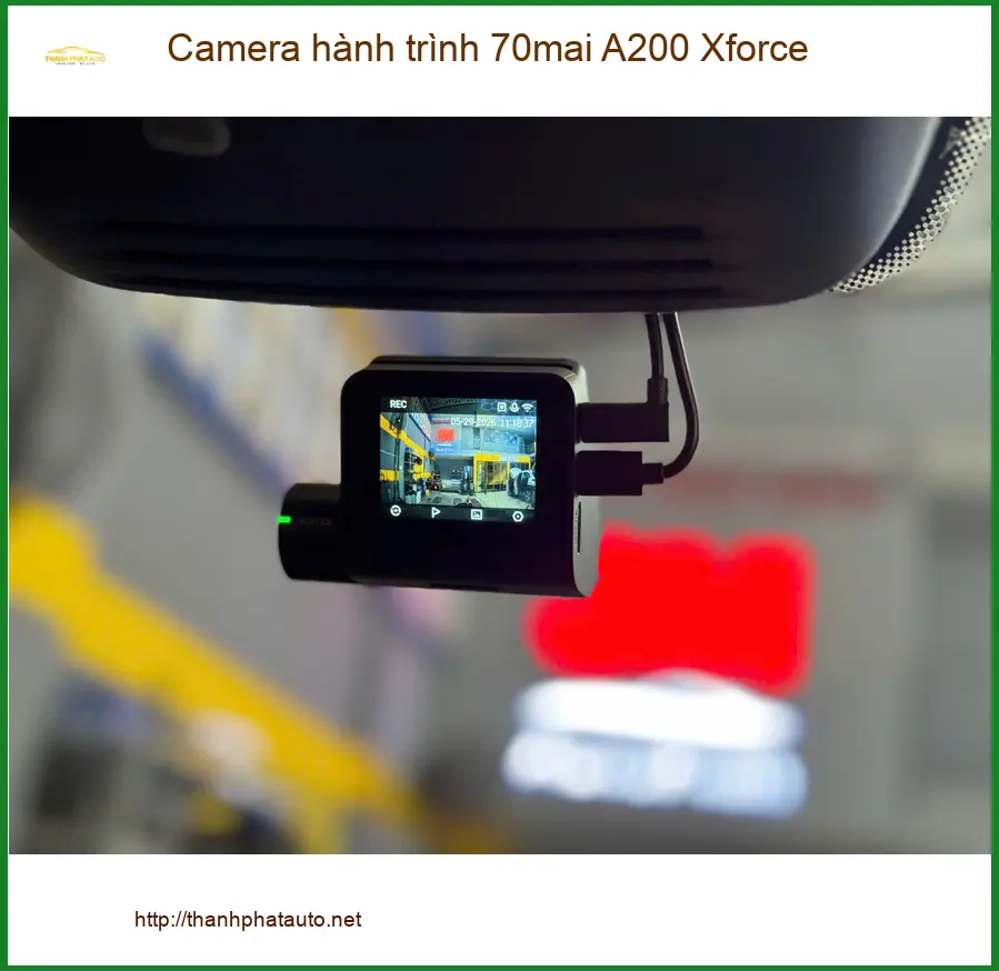 Chị Mỹ Hạnh lắp Camera hành trình 70mai A200 Xforce tại Quận Huyện Nhà Bè ảnh thực tế 2