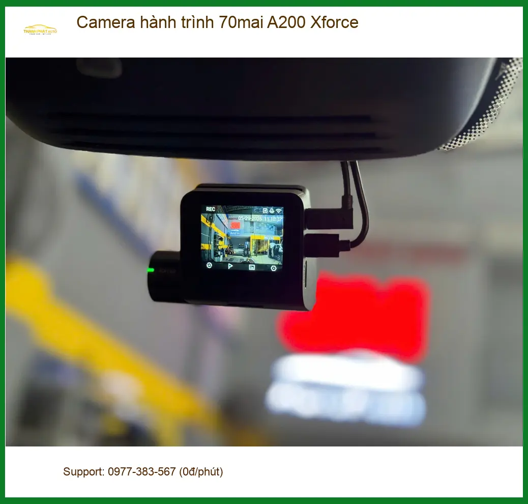 Anh Minh lắp Camera hành trình 70mai A200 Xforce cho Mazda 3 tại Quận 1 để an tâm ảnh thực tế 3