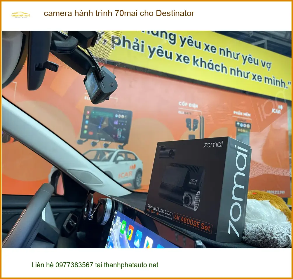 Anh Tấn lắp camera hành trình 70mai cho Hyundai Creta tại Củ Chi