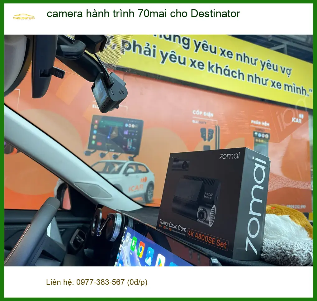 Anh Trọng lắp camera hành trình 70mai cho Mazda 3 tại Quận 6 an toàn