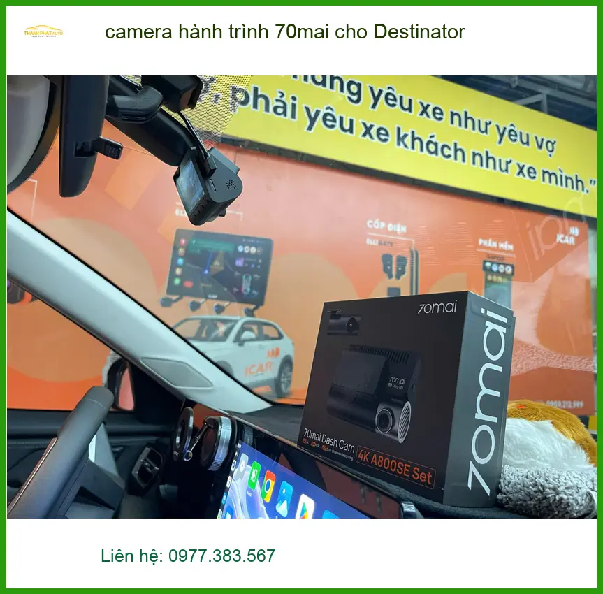 Chú Hùng lắp camera hành trình 70mai chính hãng cho Honda CRV ở Quận Bình Tân ảnh thực tế 2