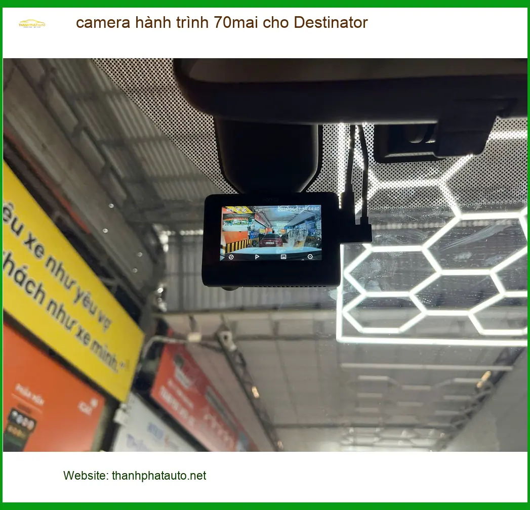 Anh Khang lắp camera hành trình 70mai cho Santa Fe Quận 9 an toàn hơn ảnh thực tế 2