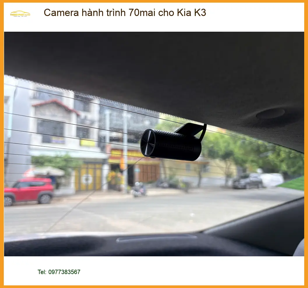 Anh Khải lắp Camera hành trình 70mai cho Kia K3 tại Quận 6 ghi lại hành trình an toàn ảnh thực tế 4