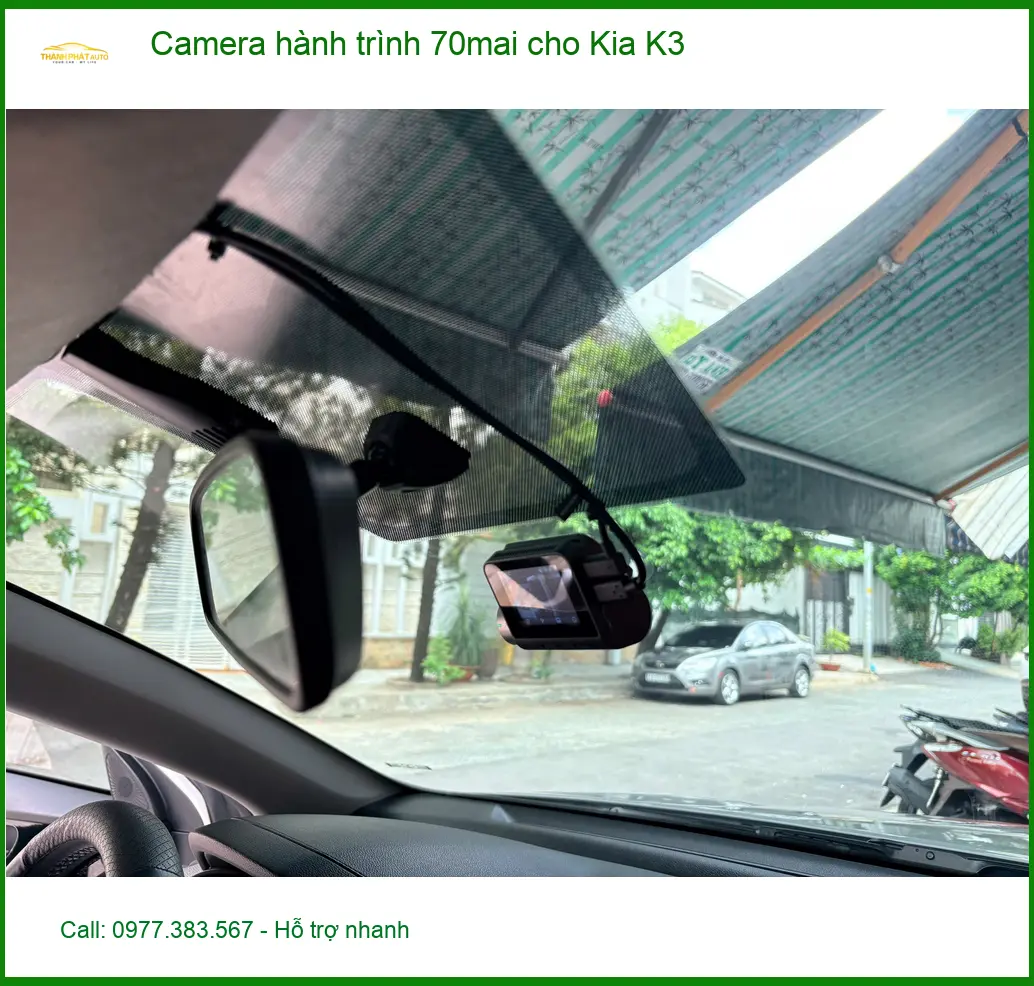 Chị Lan Anh gắn Camera hành trình 70mai cho Kia K3 ở Quận 10 giá tốt ảnh thực tế 5