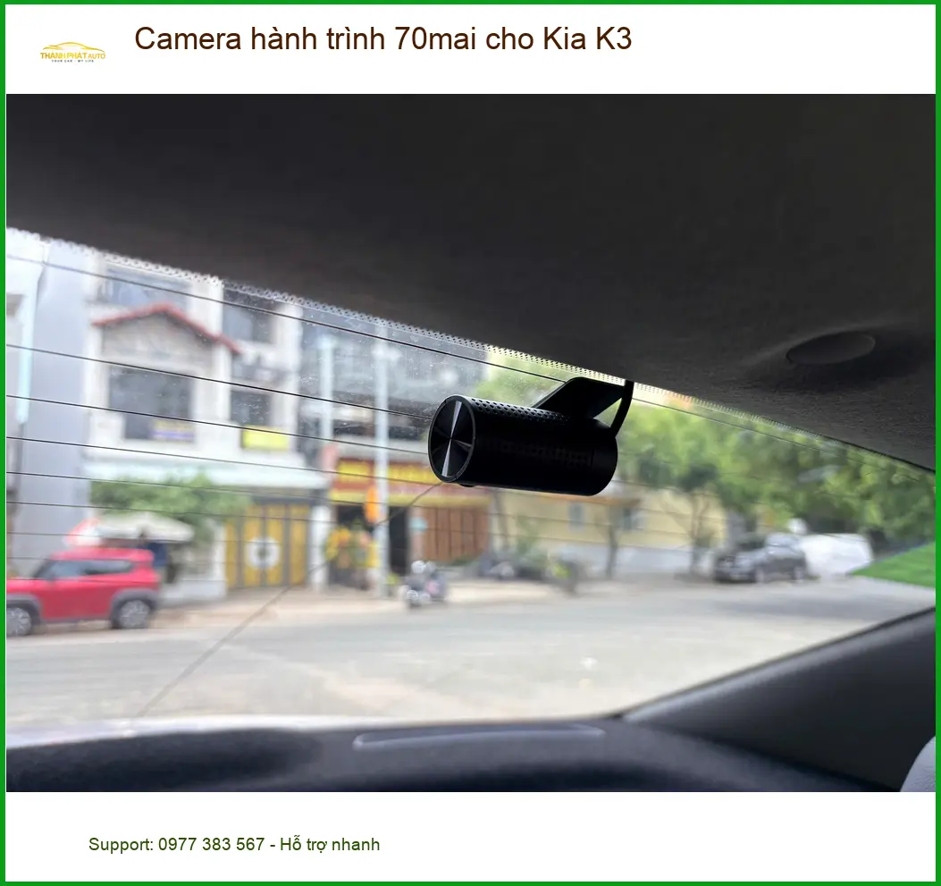 Anh Khải lắp Camera hành trình 70mai cho Kia K3 Quận 4 để an tâm hơn