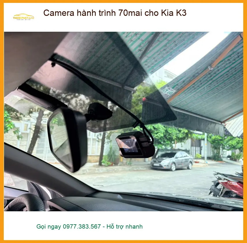 Anh Khải lắp Camera hành trình 70mai cho Kia K3 Quận 4 để an tâm hơn ảnh thực tế 5