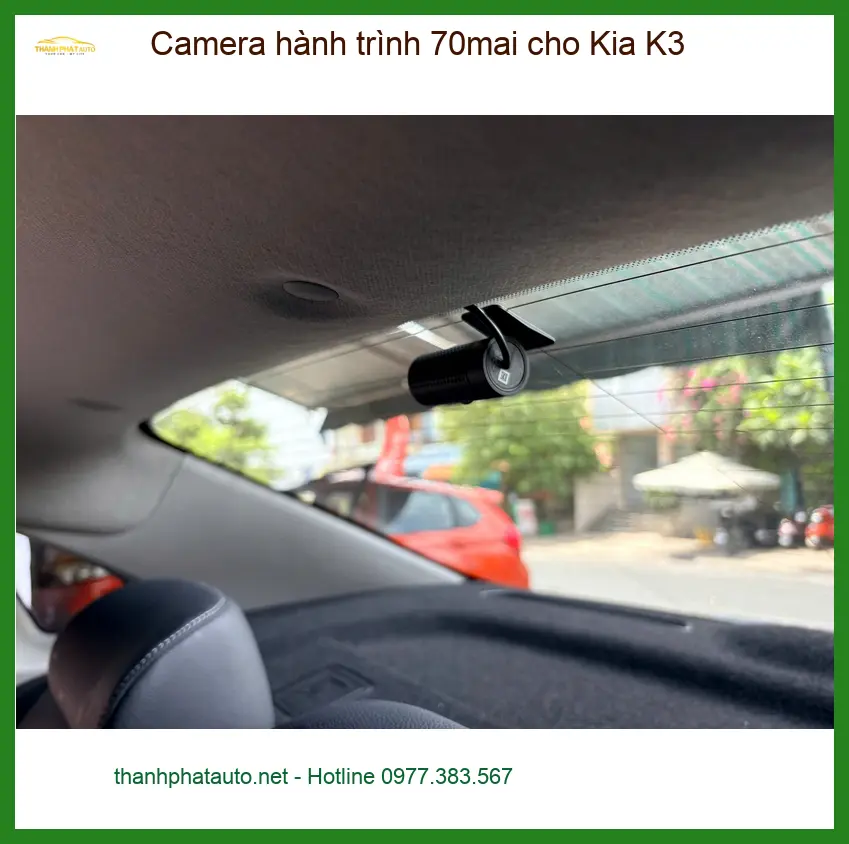 Anh Minh lắp Camera hành trình 70mai cho Kia K3 ở Quận 1 ảnh thực tế 2