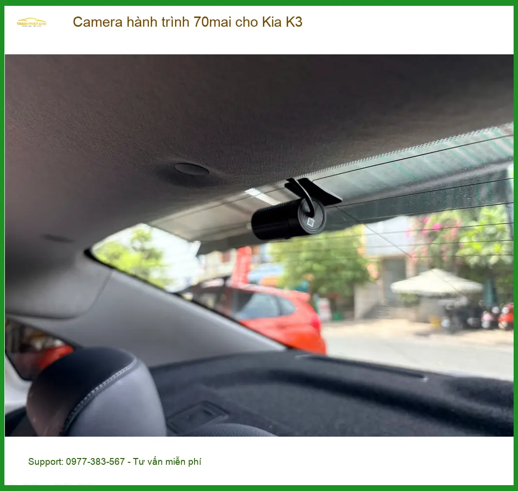 Anh Minh lắp Camera hành trình 70mai cho Kia K3 ở Quận 1 ảnh thực tế 4