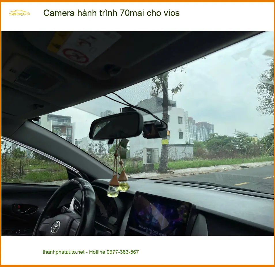 Ông Long lắp Camera hành trình 70mai cho Vios Bình Chánh vì hay đi công tác