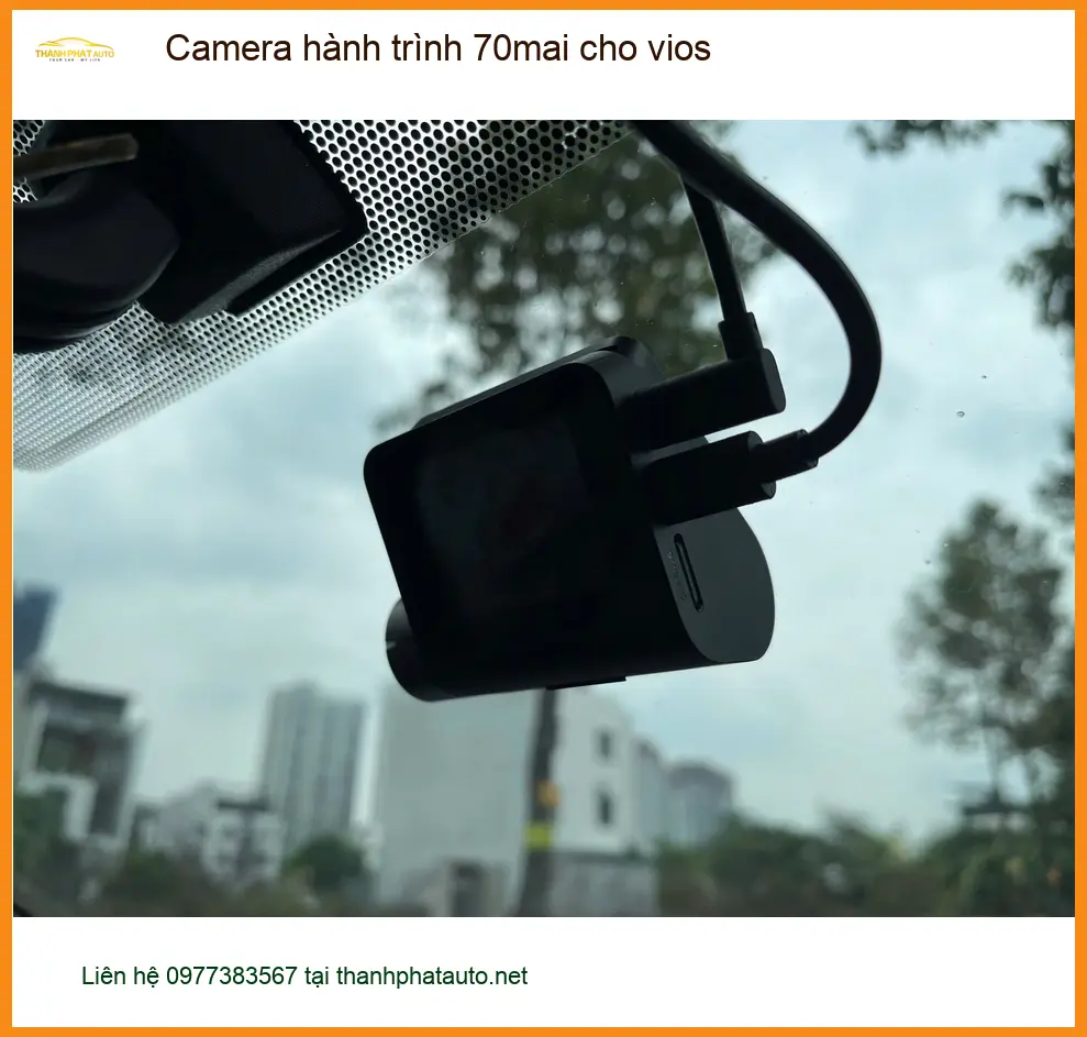 Ông Long lắp Camera hành trình 70mai cho Vios Bình Chánh vì hay đi công tác ảnh thực tế 3