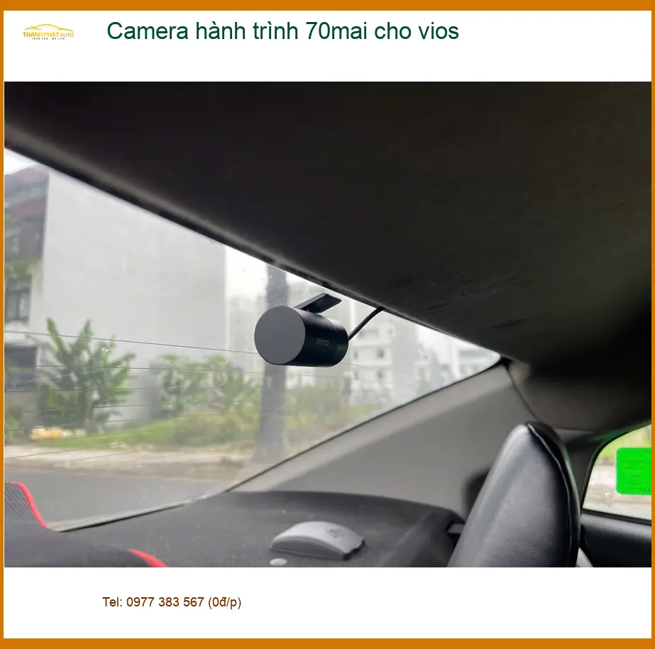 Ông Long lắp Camera hành trình 70mai cho Vios Bình Chánh vì hay đi công tác ảnh thực tế 4