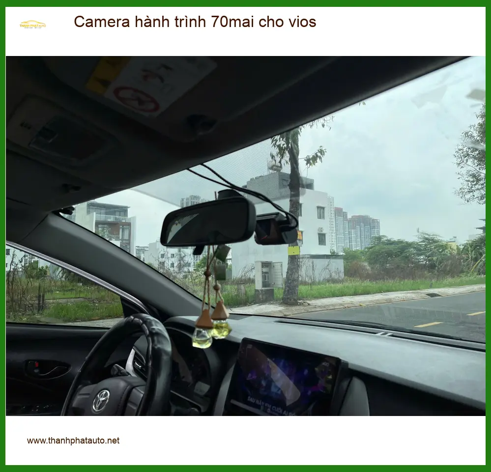 Chú Minh lắp Camera hành trình 70mai cho Vios tại Quận 9 chính hãng, giá tốt