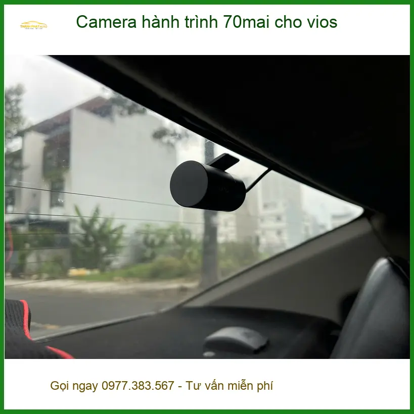 Chú Minh lắp Camera hành trình 70mai cho Vios tại Quận 9 chính hãng, giá tốt ảnh thực tế 2