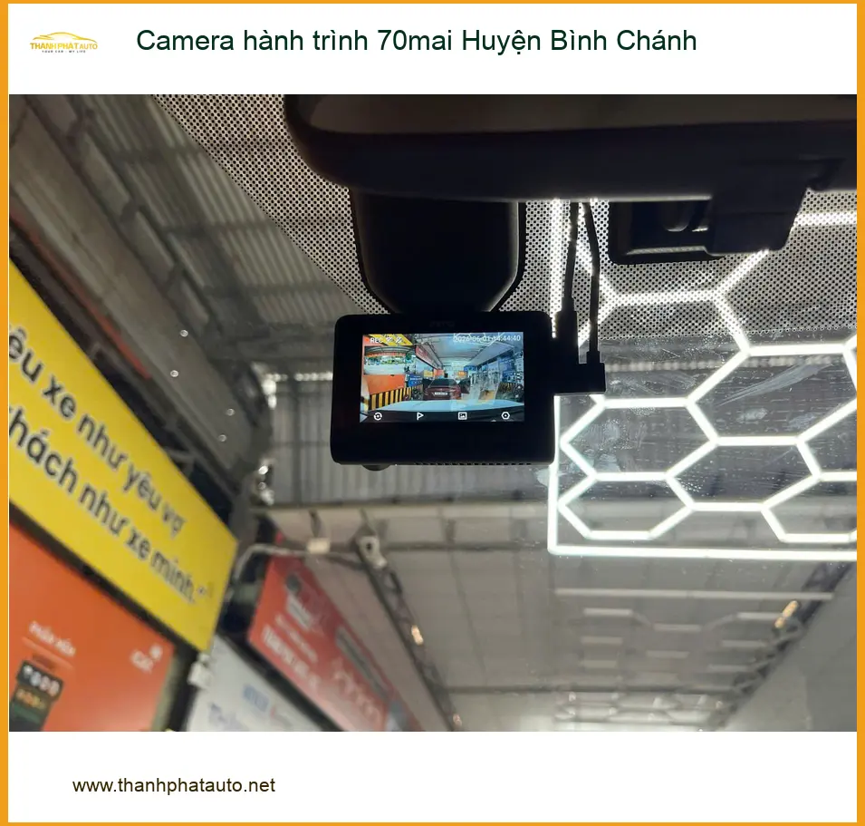 Cửa Hàng Gắn Camera Hành Trình Ô Tô 70mai Tại Huyện Bình Chánh - Giá Tốt TPHCM ảnh thực tế 3