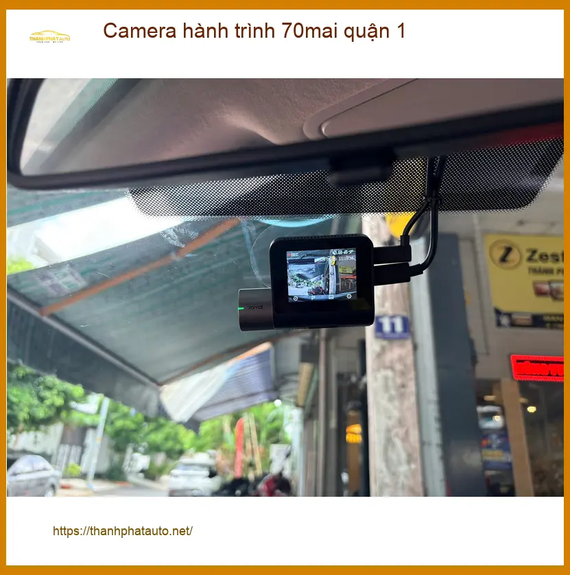 Địa Chỉ Lắp Camera Hành Trình Ô Tô 70mai Tại Quận 1 - Gắn Nhanh Trong Ngày ảnh thực tế 3