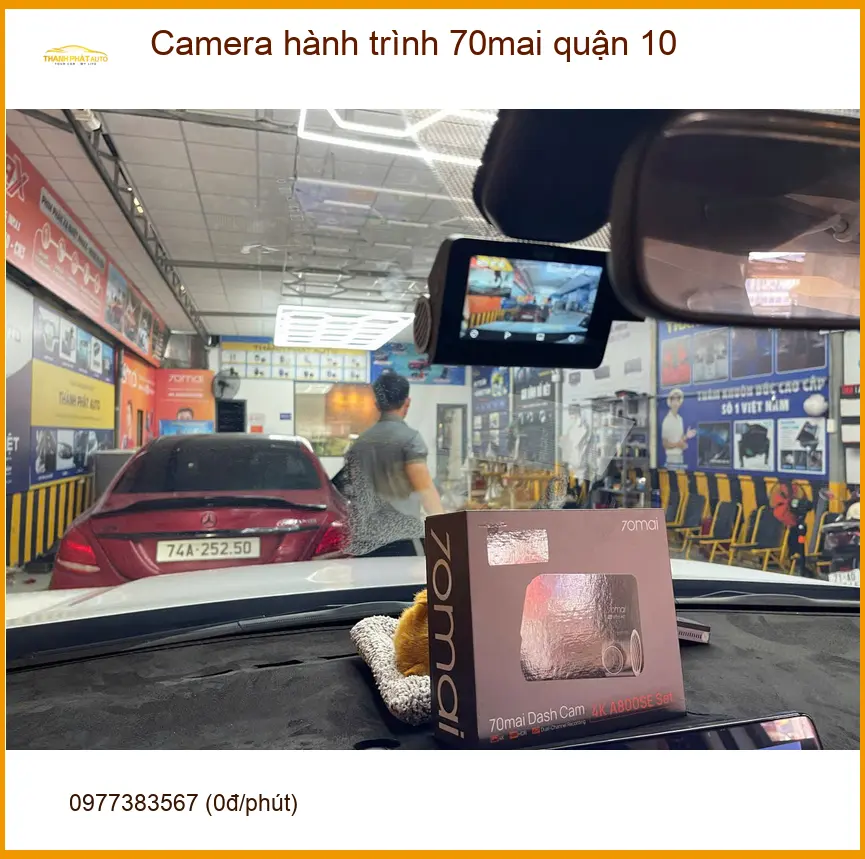 Địa Chỉ Lắp Camera Hành Trình Ô Tô 70mai tại Quận 10 - Giá Tốt TPHCM ảnh thực tế 2