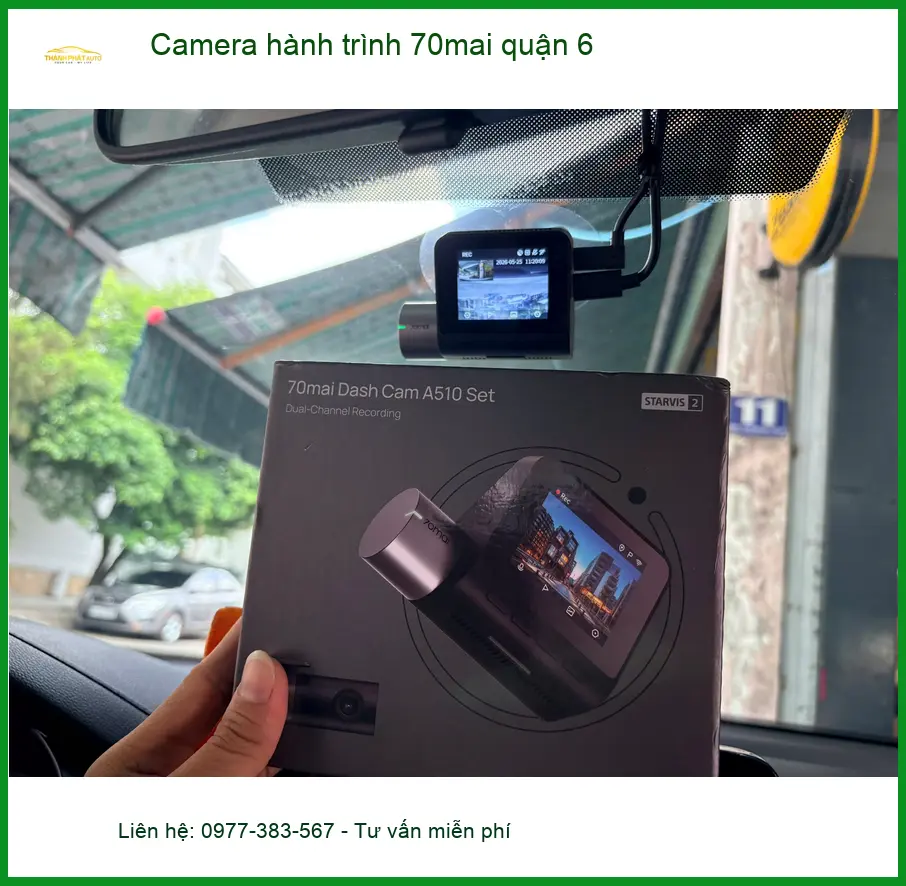Nơi Gắn Camera Hành Trình Ô Tô hành trình 70mai quận 6 - Giá Tốt TPHCM ảnh thực tế 2