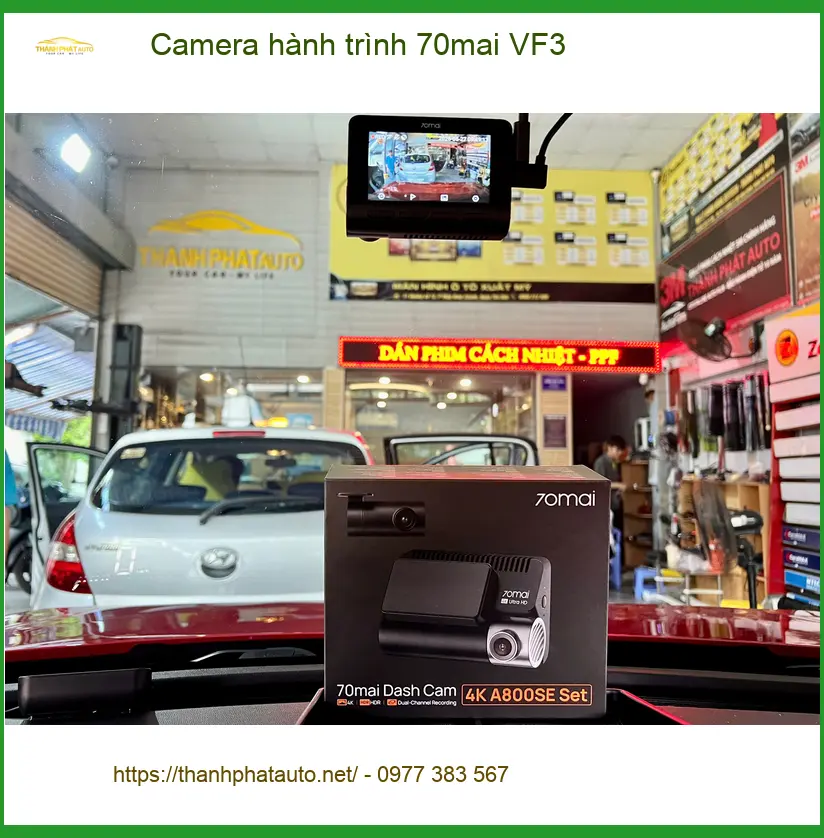 Anh Cường lắp Camera hành trình 70mai VF3 tại Quận Phú Nhuận để lái xe an toàn hơn