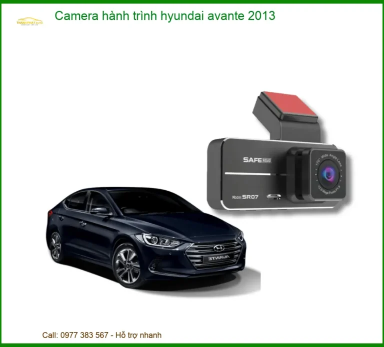 Camera hành trình Hyundai Avante 2013 - Trung Tâm Lắp Đặt Uy Tín TPHCM