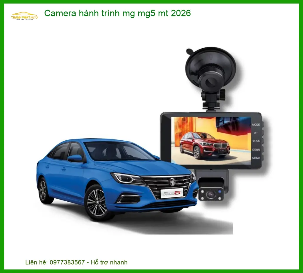 Camera Hành Trình MG MG5 MT 2026 - Địa Chỉ Lắp Đặt Camera Hành Trình Uy Tín TPHCM