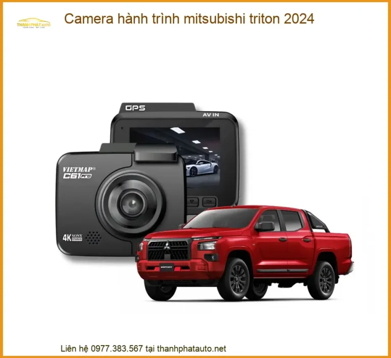 Camera Hành Trình Mitsubishi Triton 2024 - Địa Chỉ Lắp Đặt Uy Tín TPHCM