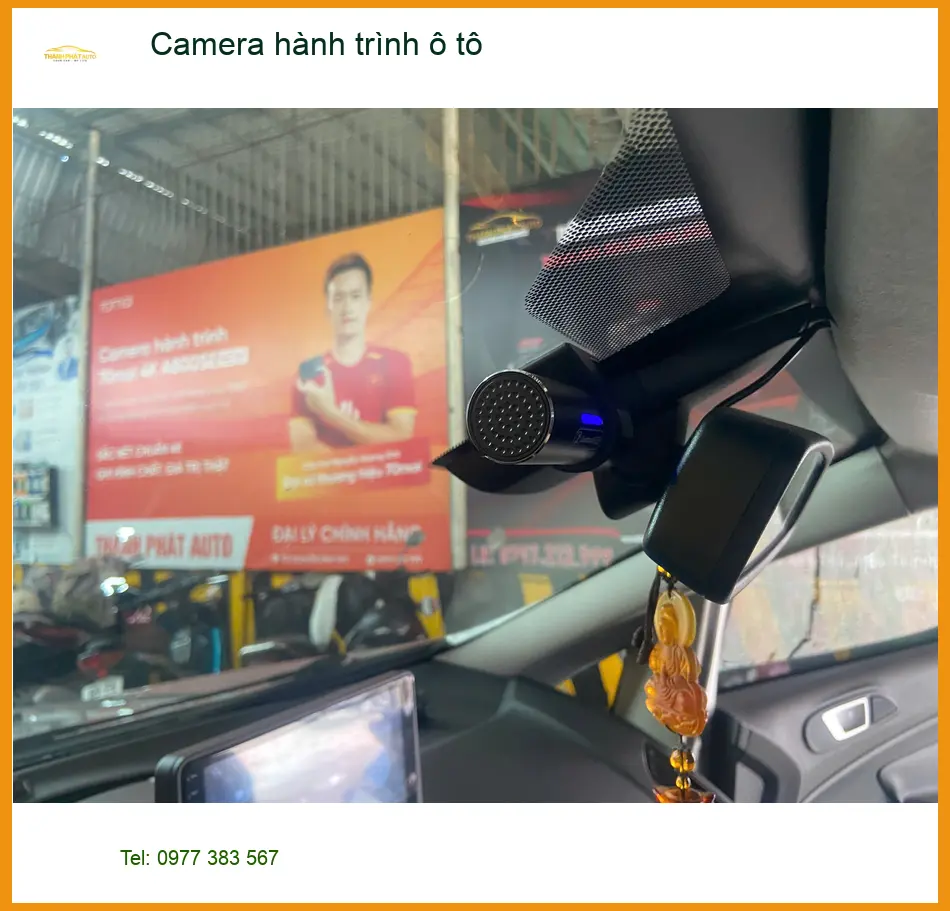 Anh Duy lắp camera hành trình ô tô Hyundai Accent tại Củ Chi an tâm mọi cung đường ảnh thực tế 2