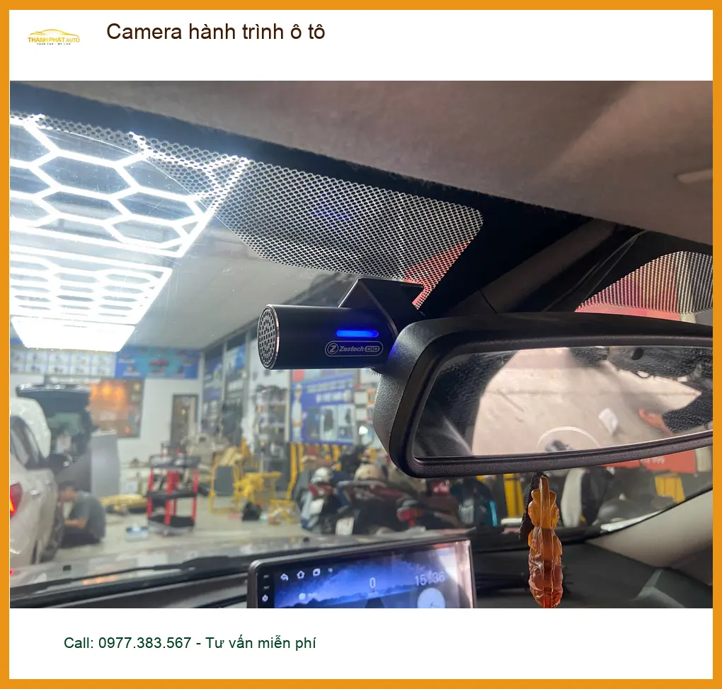 Chú Minh Khôi lắp Camera hành trình ô tô Hyundai Accent ở Thủ Đức an toàn. ảnh thực tế 4