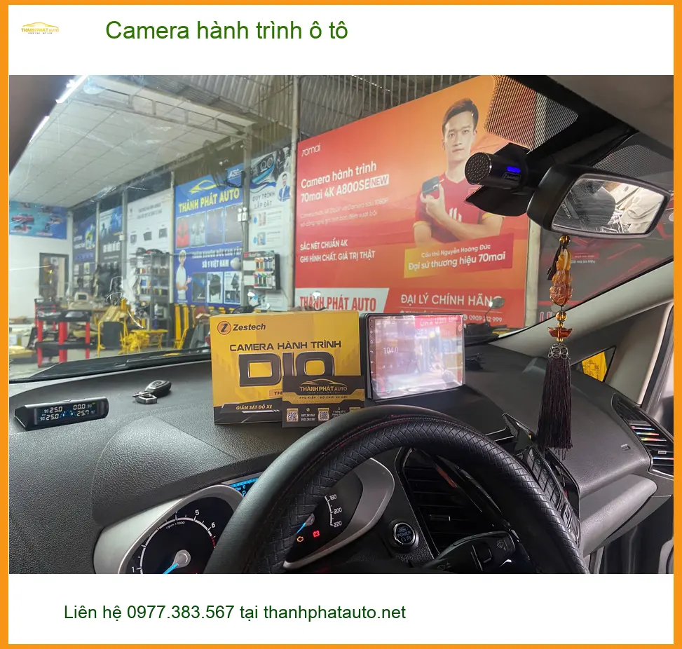 Anh Trường lắp Camera hành trình ô tô cho VinFast Lux A tại Quận 12 ảnh thực tế 2