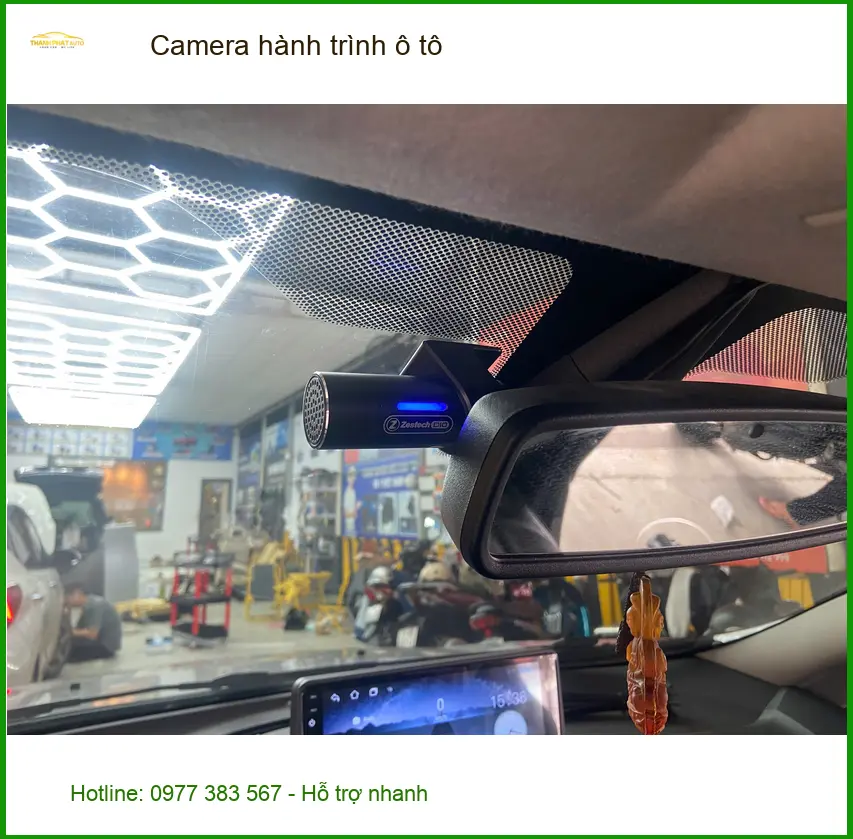 Anh Trường lắp Camera hành trình ô tô cho VinFast Lux A tại Quận 12 ảnh thực tế 3