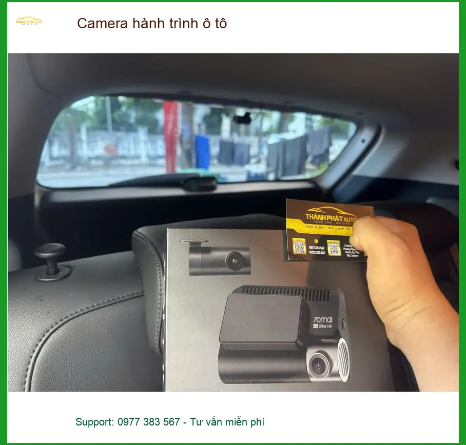 Anh Minh lắp Camera hành trình ô tô cho Toyota Camry ở Quận 2 ảnh thực tế 2