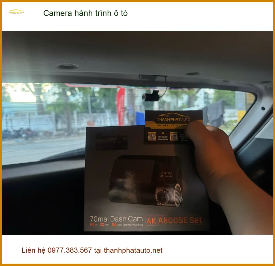 Anh Minh lắp Camera hành trình ô tô cho Toyota Camry ở Quận 2 ảnh thực tế 3