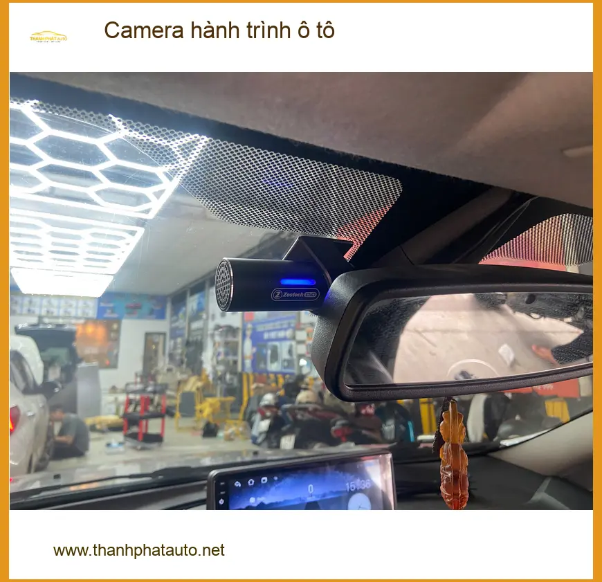 Anh Cường lắp Camera hành trình ô tô Hyundai Accent tại Quận 2 để ghi lại hành trình rõ nét