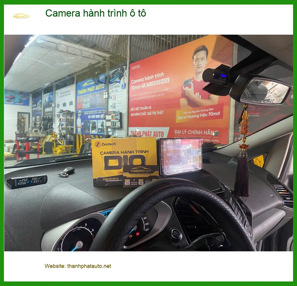Anh Cường lắp Camera hành trình ô tô Hyundai Accent tại Quận 2 để ghi lại hành trình rõ nét ảnh thực tế 2