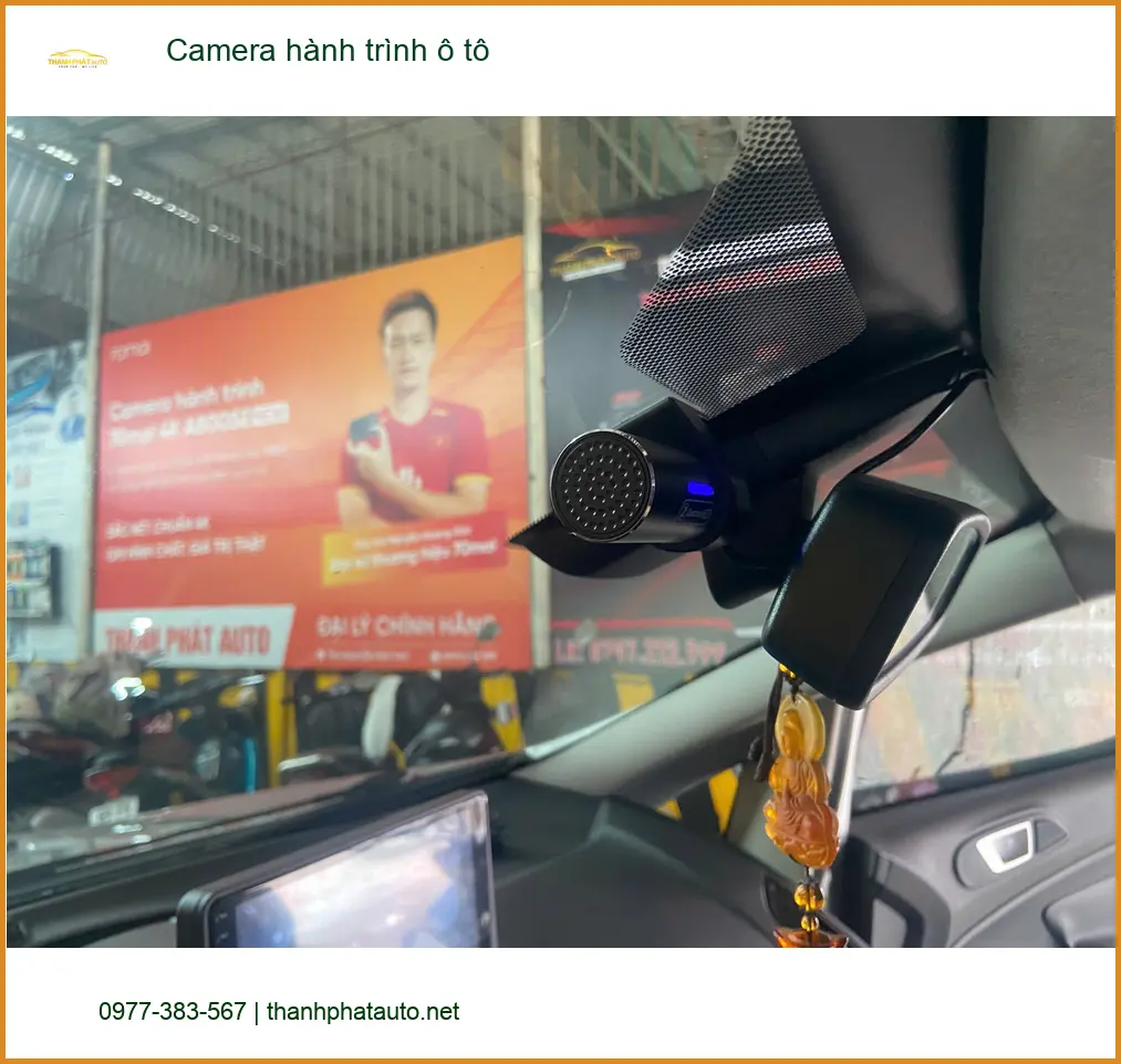 Anh Cường lắp Camera hành trình ô tô Hyundai Accent tại Quận 2 để ghi lại hành trình rõ nét ảnh thực tế 4