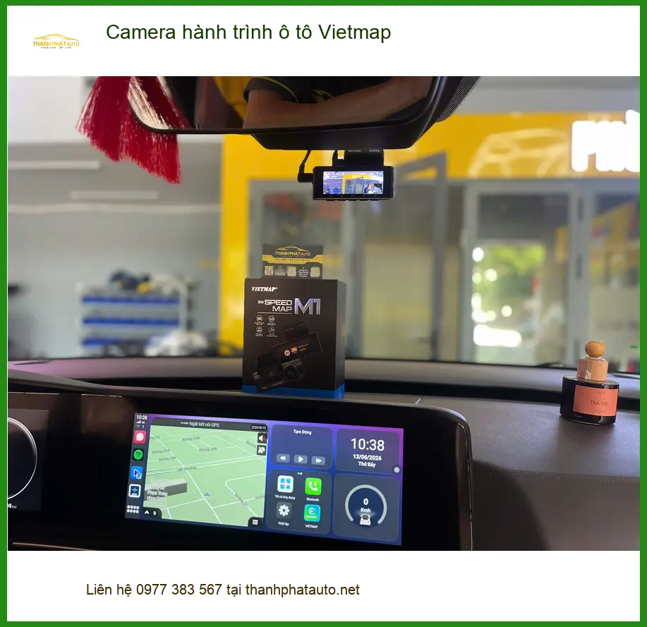 Anh Thắng lắp Camera hành trình Vietmap cho Hyundai Accent tại Quận 2