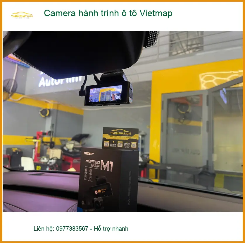 Anh Huy lắp Camera hành trình Vietmap cho Honda CR-V ở Quận 12