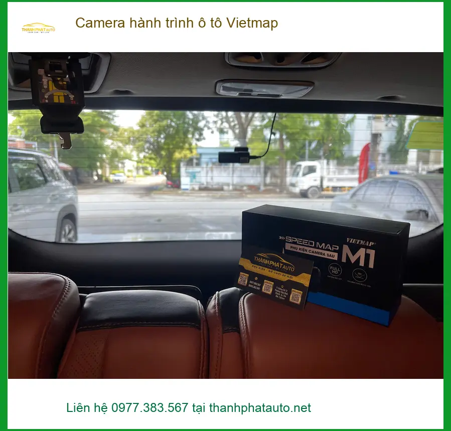 Anh Lâm lắp Camera hành trình Vietmap cho VinFast Lux A2.0 tại Hóc Môn ảnh thực tế 3