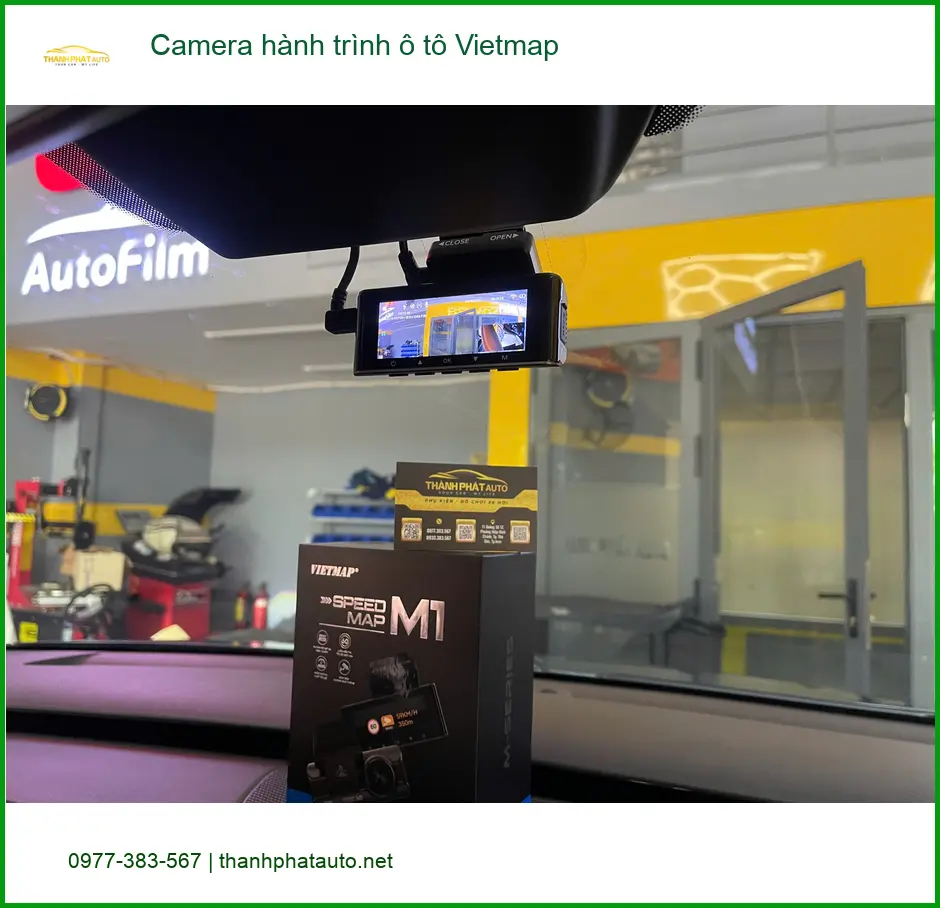 Anh Lâm lắp Camera hành trình Vietmap cho VinFast Lux A2.0 tại Hóc Môn ảnh thực tế 5